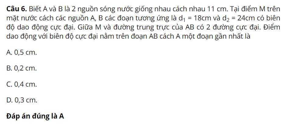 bài tập cơ bản công thức giao thoa sóng