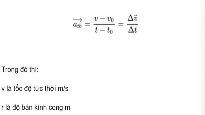 Công thức tính gia tốc và các bài tập mẫu 