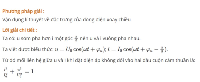 công thức tính cảm kháng số 3