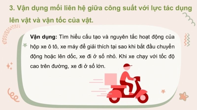 mối quan hệ giữa hiệu suất và công suất