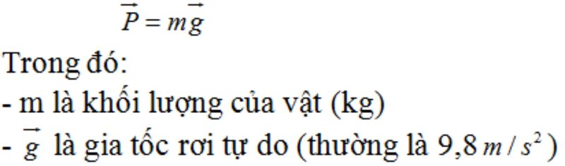 bài tập công thức tính công của trọng lực