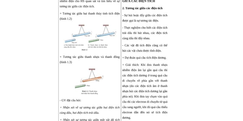 cách tính lực điện