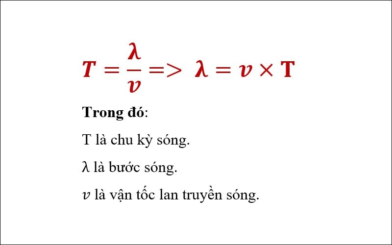 Công thức tính bước sóng và ứng dụng trong vật lý cơ bản phổ thông