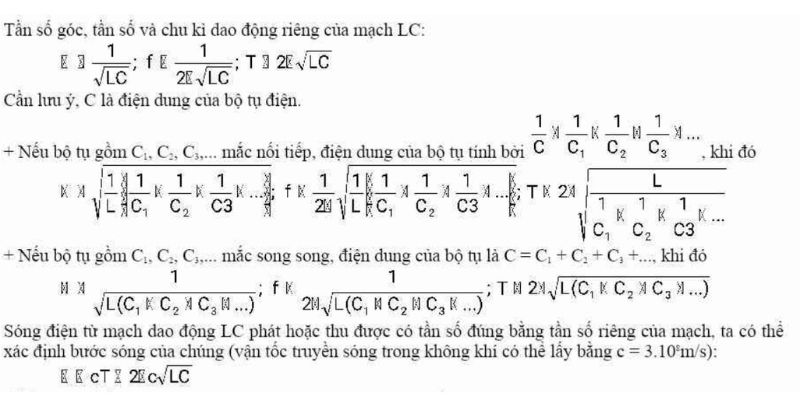 phương pháp giải bài tập mạch lc